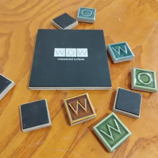 Azulejos decorativos WOW tic tac toe