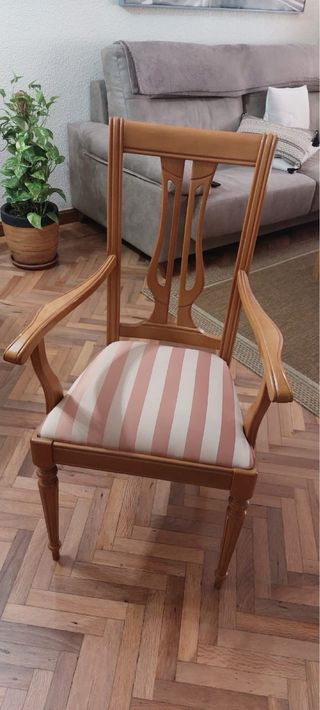 Mesa comedor extensible redonda madera de nogal