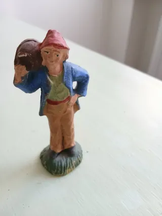 Statuina presepe gesso anni '40