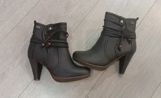 Botines Xti tacón mujer talla 38