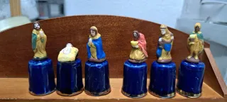 Belén de porcelana figuras