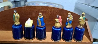 Belén de porcelana figuras