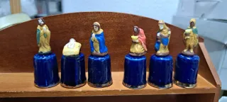 Belén de porcelana figuras