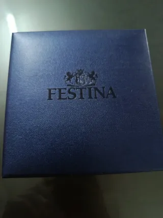 Caja para reloj Festina azul