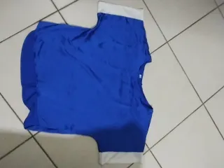 T-shirt Donna Blu/Bianco