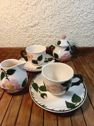 Set da tè in porcellana da collezione Wildrose