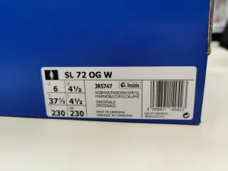 Zapatillas Adidas SL72 Mujer Rojo/Marrón