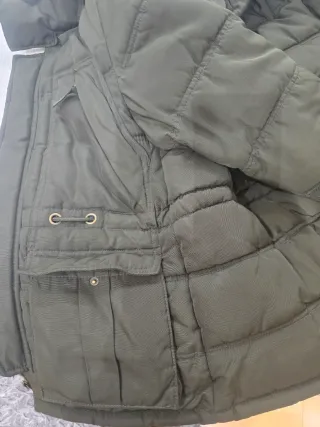 Abrigo niño verde talla 11-12