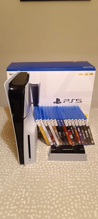 Consola PlayStation 5 slim 1TB Bianca