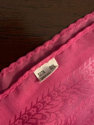 Foulard 60% Seta 60x180cm + 20cm Frange