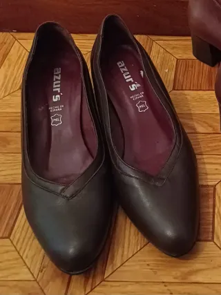 Zapatos piel señora talla 39