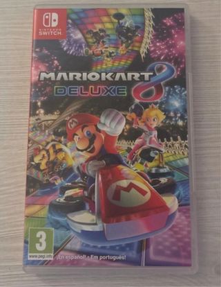 Nintendo Switch OLED + Mario Kart 8 Deluxe + Funda