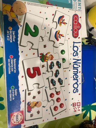 Juego de mesa Los Números Caillou