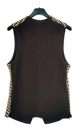 Gilet vintage Gorena con motivo geometrico