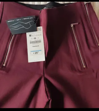 Leggings Zara Morado Talla M