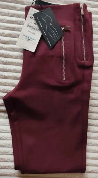 Leggings Zara Morado Talla M