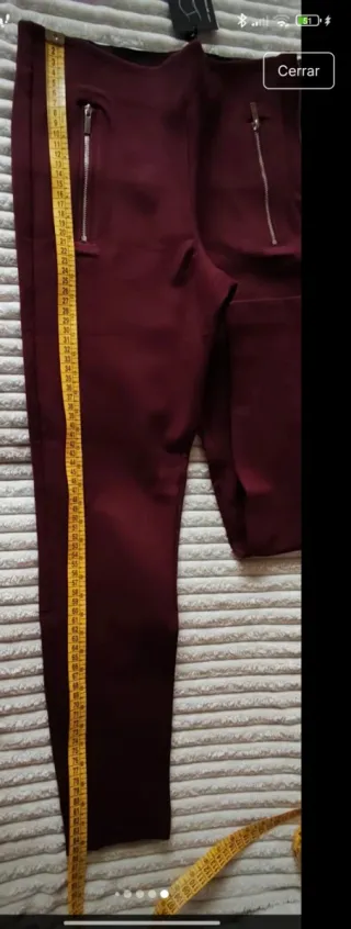 Leggings Zara Morado Talla M