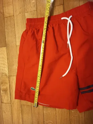 Costume da bagno Lacoste rosso nuovo senza usare