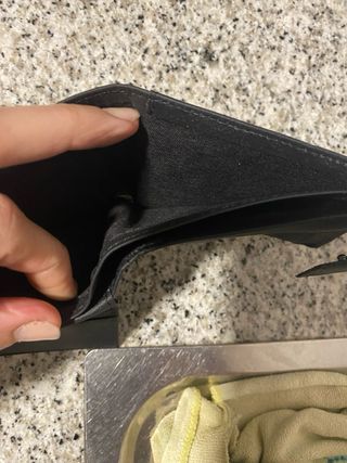 Cartera de hombre negra