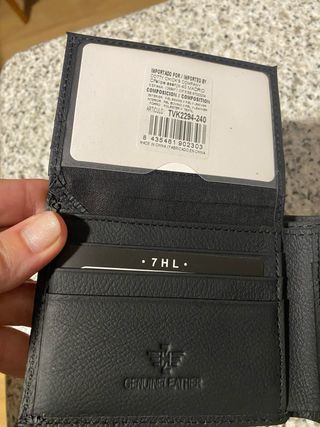 Cartera de hombre negra