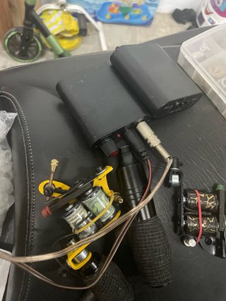 Kit Máquinas Tatuaje Rotativa y  de Bobinas