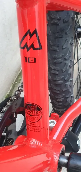 Bicicleta Monty KX5 20 Naranja