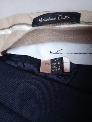 Pantalón ancho Massimo Dutti Talla 40