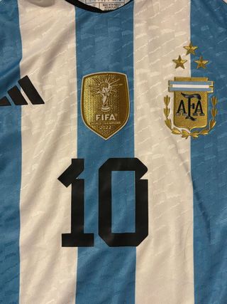 Camiseta Argentina Messi 2022 Mundial T M