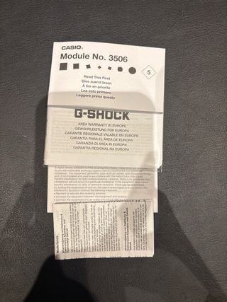 Reloj deportivo Gshok