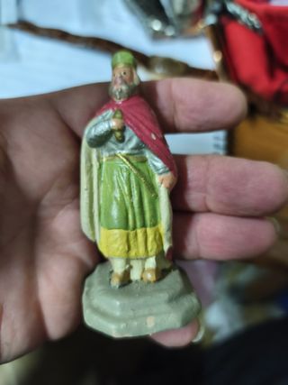Figuras Belén Reyes Magos a Caballo de terracota