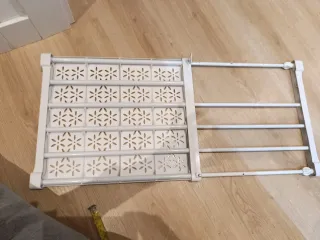 Estantería ajustable blanca extensible