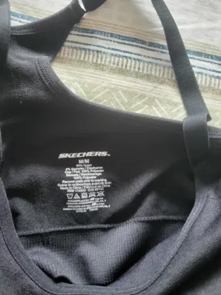 Sujetador deportivo Skechers Talla XS/S Negro