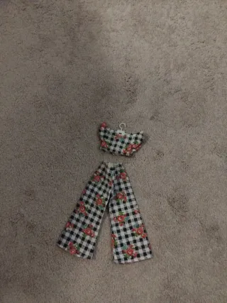 Conjunto Lesly Top y Pantalón Flores