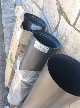 Tubo Recto Humo DINAK 200mm