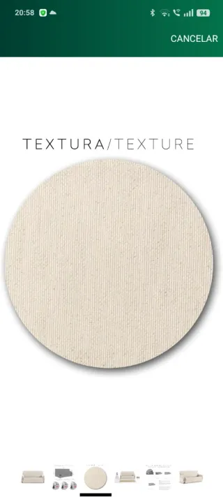 Fodera per divano a 2 posti EYSA beige