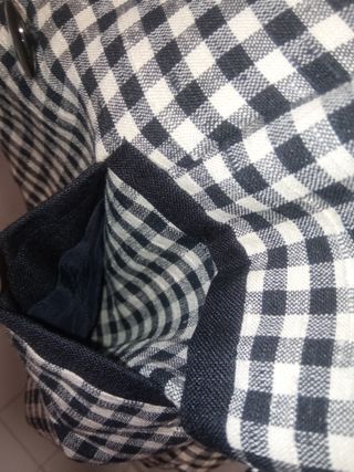 Blazer a quadri vintage donna nero beige bianco