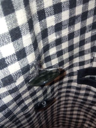 Blazer a quadri vintage donna nero beige bianco