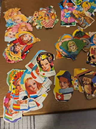 Vecchie figurine da ritagliare