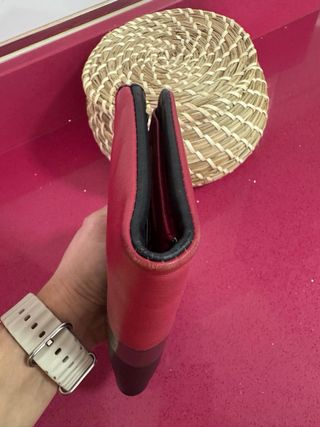 Monedero piel Abaccino bicolor