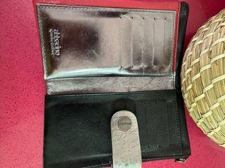 Monedero piel Abaccino bicolor