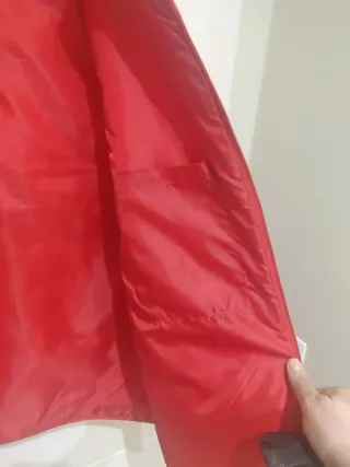 Giubbotto imbottito rosso uomo 3XL