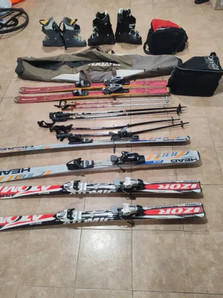 Pack Esquí Completo: Botas, Esquís y Bastones