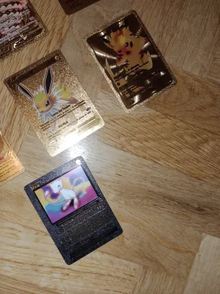 Cartas Pokémon Doradas Coleccionables