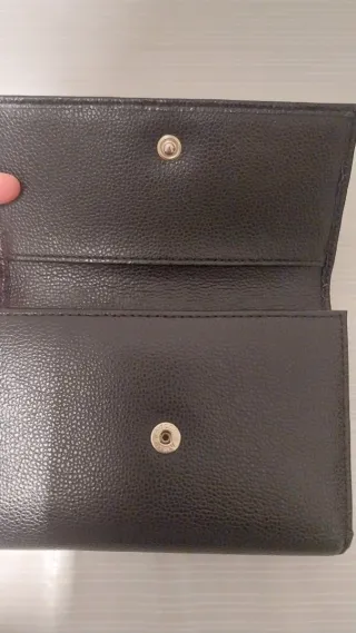 Portafoglio Coccinelle in pelle nero