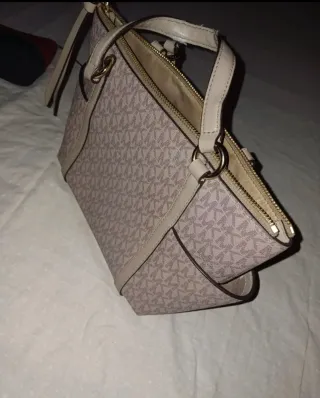 Bolso Michael Kors Original Beige y Rosado