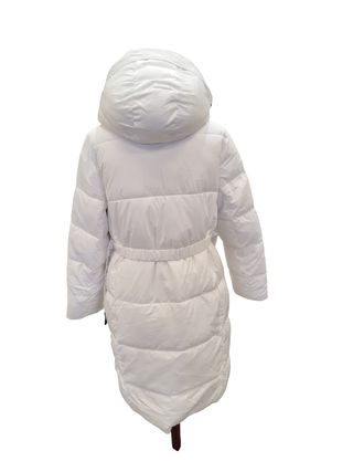 Abrigo Desigual blanco con pelo