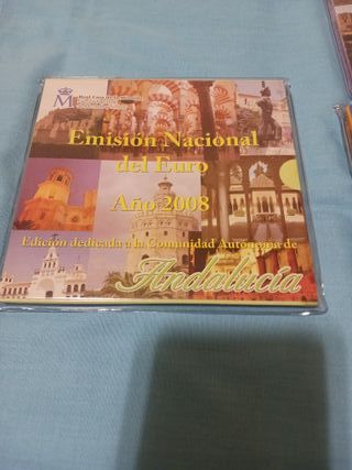 España CCAA Andalucia 2008 1 céntimo 2 euros + 2€
