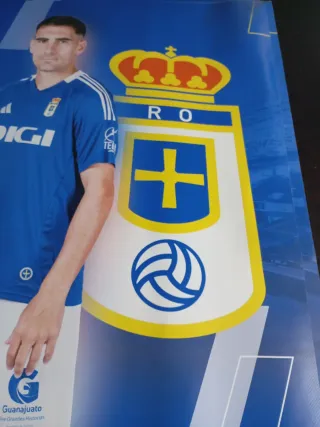 Cartel Lona Real Oviedo Dani Calvo 12