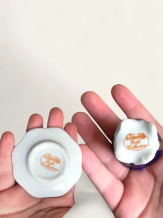 Set 6 Tazzine Vintage Adams Gold Collection