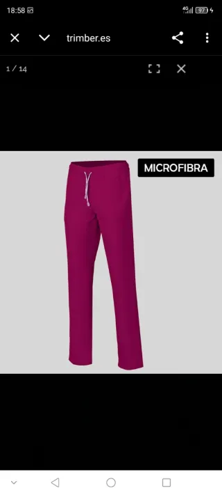 Conjunto trabajo: Casaca y pantalón. Marca Garys.